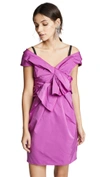 MARC JACOBS Off Shoulder Mini Dress with Bow