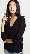 Theory Adrianna Cashmere Sweater In Black