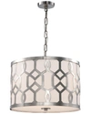 CRYSTORAMA 3 LIGHT POLISHED NICKEL PENDANT