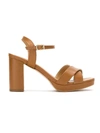 SERPUI LEATHER STRAPPY SANDALS
