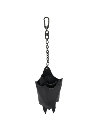 Yohji Yamamoto Bat Keychain In Black