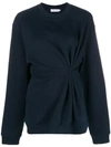 ACT N°1 ACT N°1 KNOT JERSEY SWEATER - BLUE