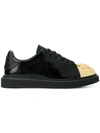 VERSACE METALLIC TIP NYX SNEAKERS