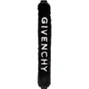 Givenchy Black Logo Embroidered Faux Fur Bag Strap