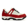 MAISON MARGIELA MAISON MARGIELA WHITE AND RED SECURITY SNEAKERS