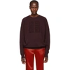 GIVENCHY GIVENCHY BURGUNDY CASHMERE SWEATER