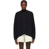 ACNE STUDIOS ACNE STUDIOS NAVY WOOL DEBORAH V-NECK SWEATER