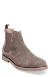 Steve Madden Highline Chelsea Boot In Taupe Suede