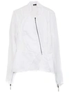 TUFI DUEK SHEER ASYMMETRICAL JACKET