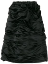 COMME DES GARCONS GIRL COMME DES GARÇONS GIRL RUCHED SKIRT - BLACK