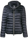 SAVE THE DUCK SAVE THE DUCK HOODED QUILTED JACKET - BLACK