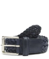 ANDERSON'S LEATHER WOVEN BELT