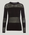 J BRAND ANDREA RIBBED CASHMERE AND SILK SWEATER