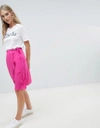 VERO MODA WRAP SKIRT-PINK,10209747