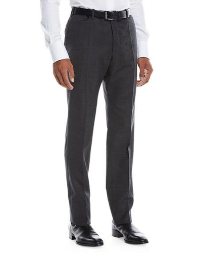 Incotex Men's Benson Wool-stretch Dress Pants