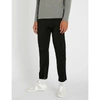 LANVIN STRIPED SLIM-FIT TAPERED STRETCH-WOOL CROPPED TROUSERS
