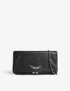 ZADIG & VOLTAIRE ZADIG&VOLTAIRE NOIR ROCK CLUTCH BAG,98477999