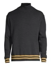 SOLID HOMME Wool Turtleneck Sweater