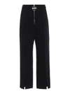 GIVENCHY SLIT CUFF WIDE LEG TROUSERS,10669969