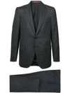 ISAIA ISAIA CHECKED TWO-PIECE SUIT - GREY