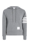 THOM BROWNE CASHMERE AND COTTON-BLEND HOODIE,MJT112A-03884