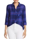 Rails Hunter Plaid Button-down Shirt In Ultraviolet Magenta