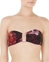 TED BAKER TELTINA SPLENDOUR U-NECK BANDEAU BIKINI TOP,FC8WGC61TELTINABLACK