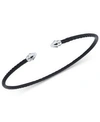 CHARRIOL WOMEN'S FABULOUS WHITE MOONSTONE-ACCENT TWO-TONE PVD STAINLESS STEEL CABLE CHOKER NECKLACE