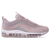 NIKE NIKE WOMEN'S AIR MAX 97 SE CASUAL SHOES IN PINK SIZE 10.0,2393383