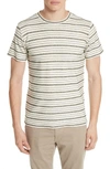 NORSE PROJECTS NIELS TEXTURED STRIPE T-SHIRT,N01-0390