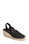 Toni Pons 'ter' Slingback Espadrille Sandal In Black