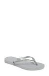 Havaianas Textured Rubber Thong Flip-flops In Grey