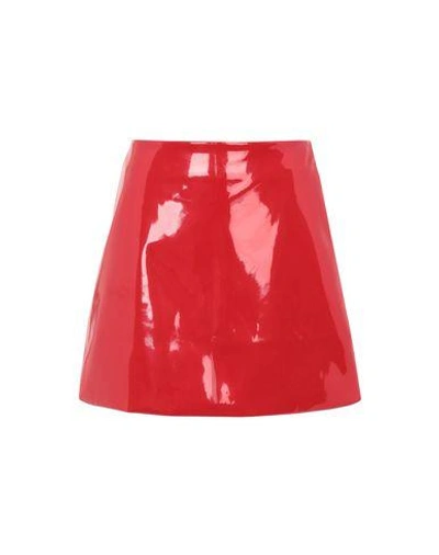 Bec & Bridge Mini Skirt In Red