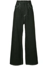 GVGV G.V.G.V. STRAIGHT FIT TROUSERS - BLACK