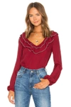 TULAROSA Heather Blouse,TULA-WS369