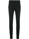 THEORY SIDE-ZIP SKINNY TROUSERS