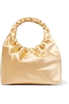 THE ROW DOUBLE CIRCLE SMALL SATIN TOTE