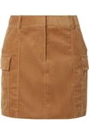 STELLA MCCARTNEY COTTON-CORDUROY MINI SKIRT