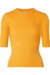MICHAEL KORS RIBBED CASHMERE-BLEND SWEATER