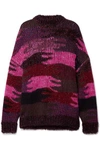 SAINT LAURENT INTARSIA KNITTED SWEATER