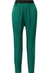 BY MALENE BIRGER IETOS TAPERED SATIN PANTS