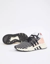 ADIDAS ORIGINALS EQT SUPPORT MID ADV SNEAKERS IN BLACK AND PINK,AQ1048