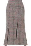 MCQ BY ALEXANDER MCQUEEN PRINCE OF WALES CHECKED WOOL-BLEND MIDI SKIRT