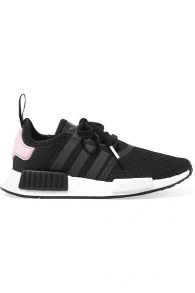 Adidas Originals Nmd R1 Rubber-trimmed Primeknit Trainers In Black