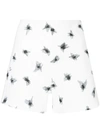 MANNING CARTELL MANNING CARTELL SPOT EMBROIDERED SHORTS - WHITE