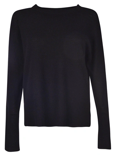 Theory Ribbed Sweater In Black