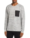 PACIFIC & PARK CHEST-POCKET SPACEDYED SWEATSHIRT - 100% EXCLUSIVE,CLM5343F-BD