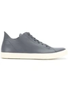 RICK OWENS RICK OWENS HIGH ANKLE LACE-UP SNEAKERS - GREY