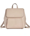 DKNY BRYANT SAFFIANO LEATHER FLAP BACKPACK, CREATED FOR MACY'S