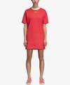 Adidas Originals Originals Trefoil T-shirt Dress In Core Pink